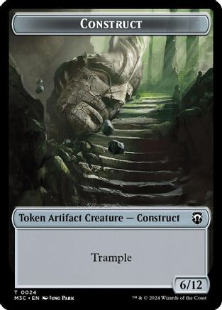 Construct // Myr Double-Sided Token (M3C-24 // 25) - Modern Horizons 3 Commander、Wizards of the Coast、kayou
