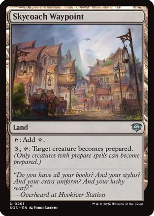 Skycoach Waypoint (SOS-261) - Secrets of Strixhaven、Wizards of the Coast、kayou