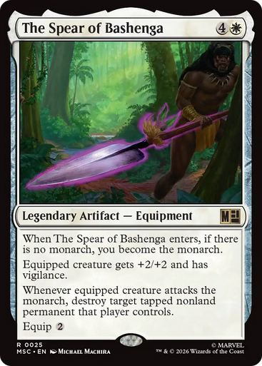 The Spear of Bashenga (Surge Foil) | Marvel Super Heroes Commander、Magic: The Gathering、kayou
