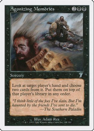 Agonizing Memories (7ED-117) - 7th Edition Foil、Wizards of the Coast、kayou