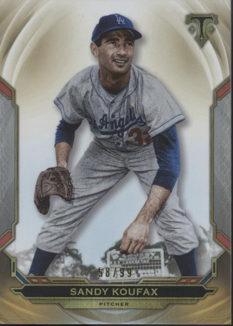 Sandy Koufax 2019 Topps Tribute Gold 58/99 #48、Collector Store LLC、kayou