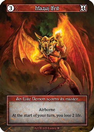 Mazuj Ifrit (Foil) - Gothic Foil、Gothic、kayou