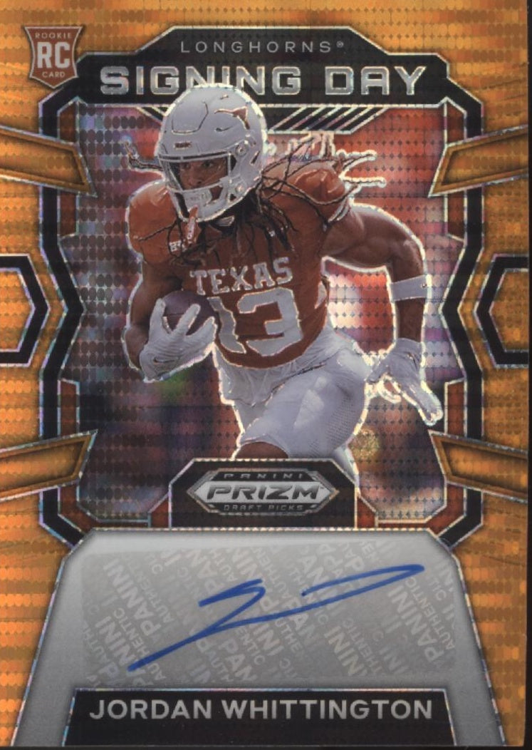 Jordan Whittington 2024 Prizm Draft Picks Signing Day Orange Pulsar RC Auto /49、Collector Store LLC、kayou