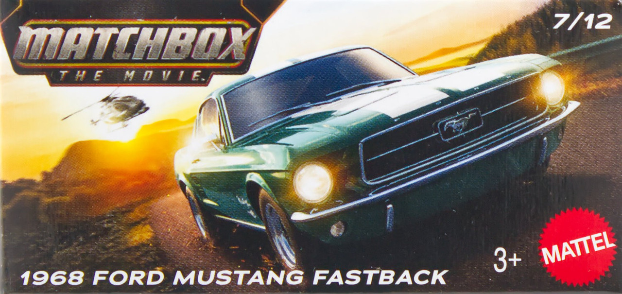 Matchbox: The Movie 1968 Ford Mustang Fastback Diecast Car、ToyWiz、kayou