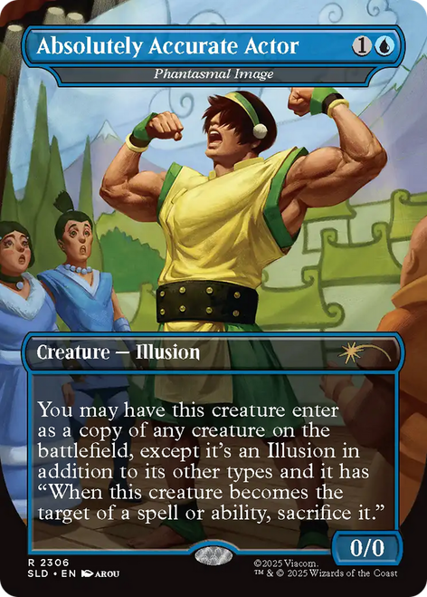 Phantasmal Image Absolutely Accurate Actor (Secret Lair - Avatar: The Last Airbender: The Ember Island Players) | Secret Lair Drops、Magic: The Gathering、kayou