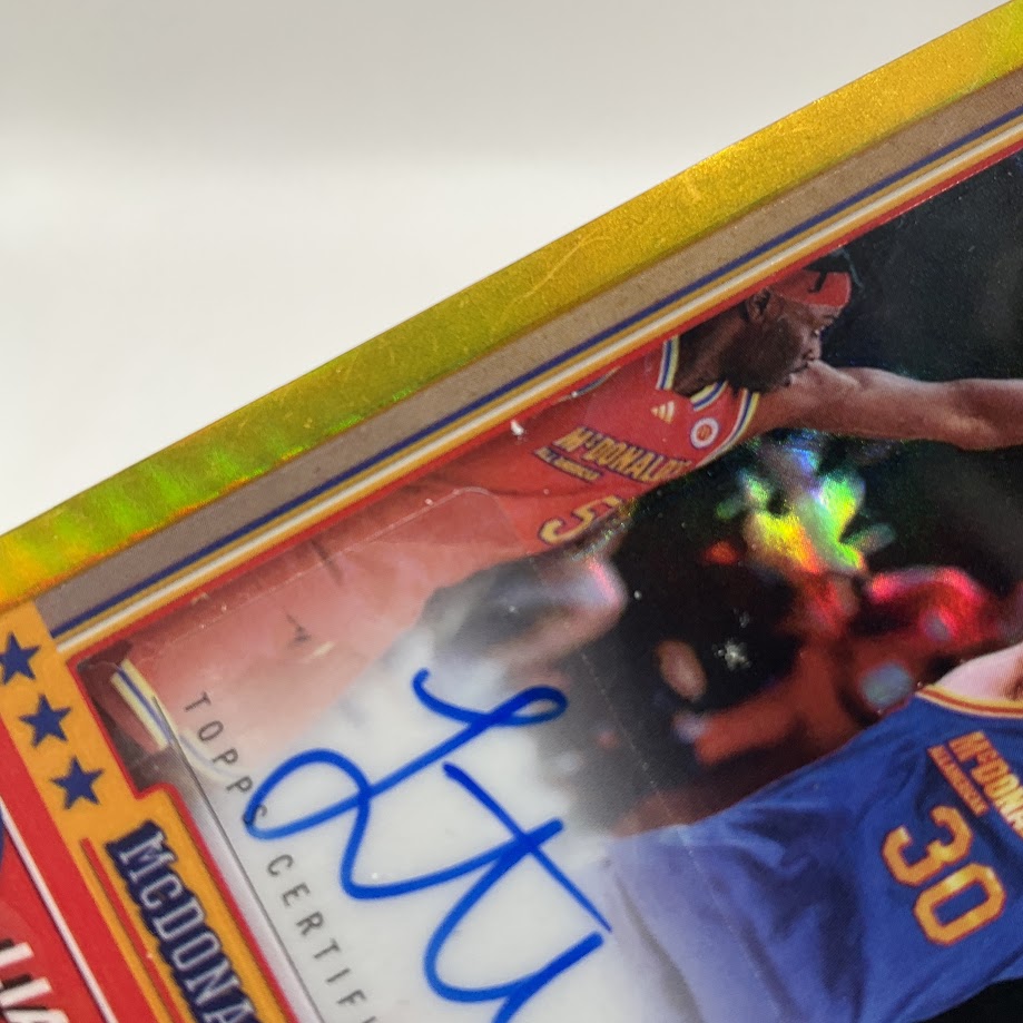Liam McNeeley 2024 Topps Chrome McDonald's All American Gold Auto 08/50 #30、Collector Store LLC、kayou