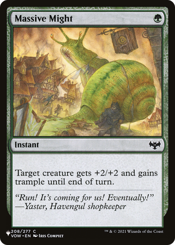 Massive Might (LIST-208/277) - The List、Wizards of the Coast、kayou