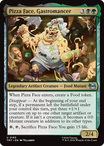 Pizza Face, Gastromancer (Foil) | Teenage Mutant Ninja Turtles、Magic: The Gathering、kayou