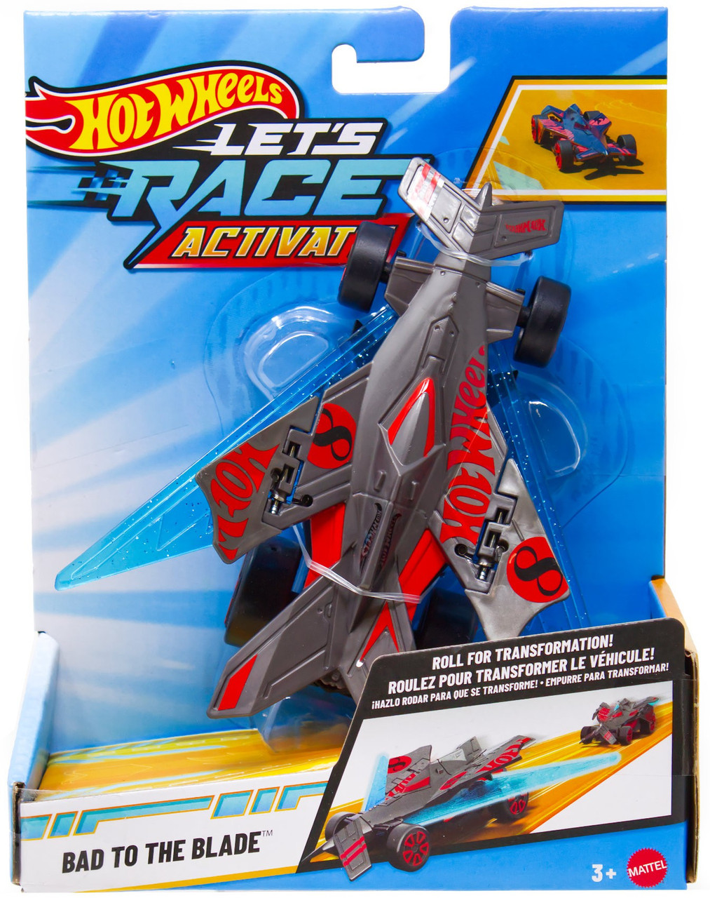 Hot Wheels Let's Race Activate! Bad to the Blade Vehicle、ToyWiz、kayou