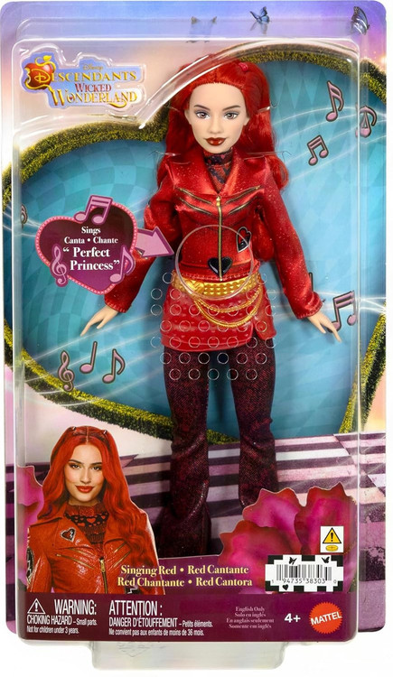 Disney Descendants Wicked Wonderland Singing Red Fashion Doll、ToyWiz、kayou