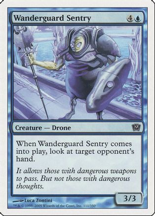 Wanderguard Sentry (9ED-111) - 9th Edition、Wizards of the Coast、kayou