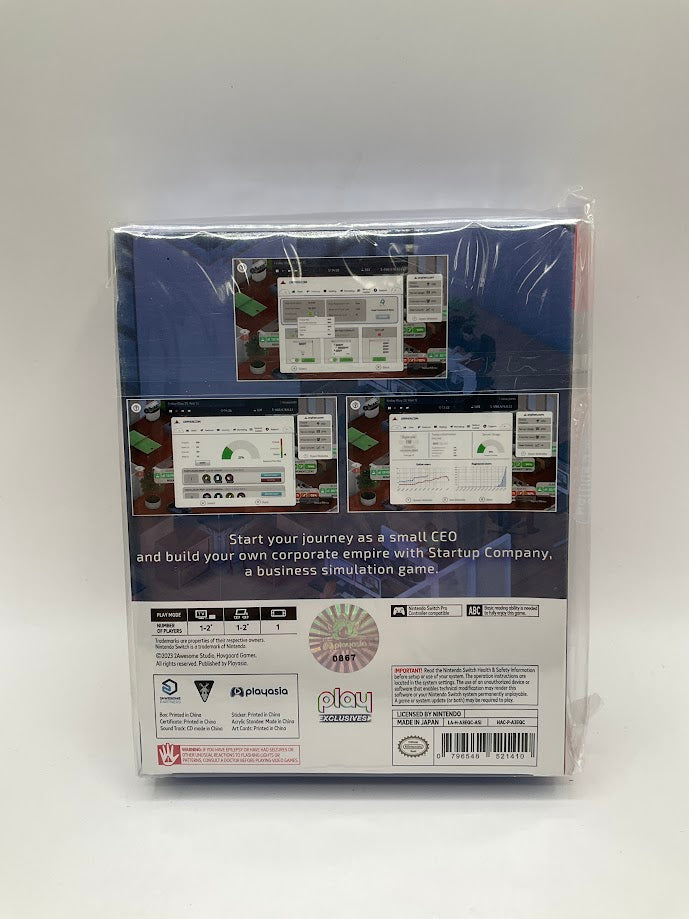 Startup Company Limited Edition Asian English Nintendo Switch Sealed、Collector Store LLC - VG、kayou