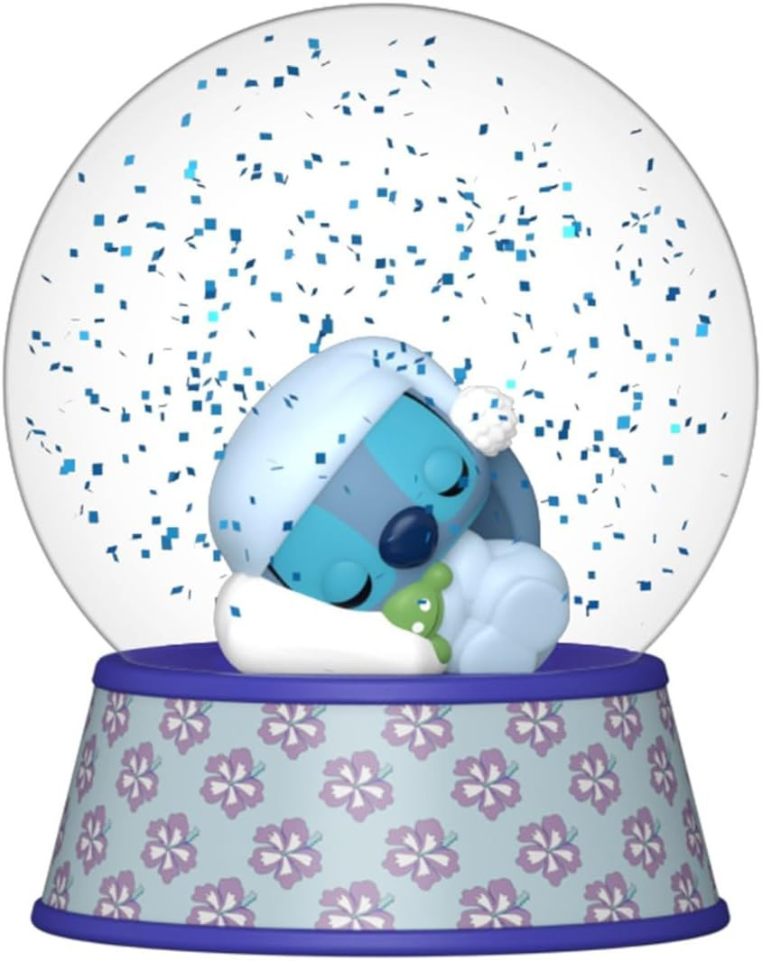 Funko Disney Lilo & Stitch Sleeping Stitch Vinyl Collectible Glitter Globe、ToyWiz、kayou