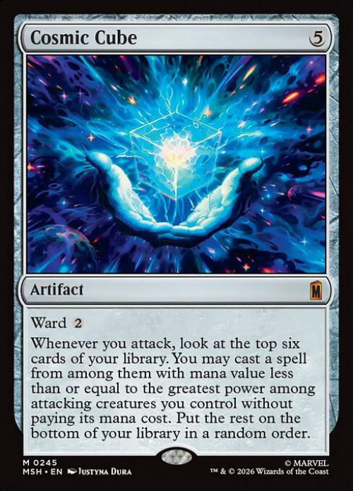 MtG Marvel Super Heroes Mythic Rare Cosmic Cube #245、ToyWiz、kayou