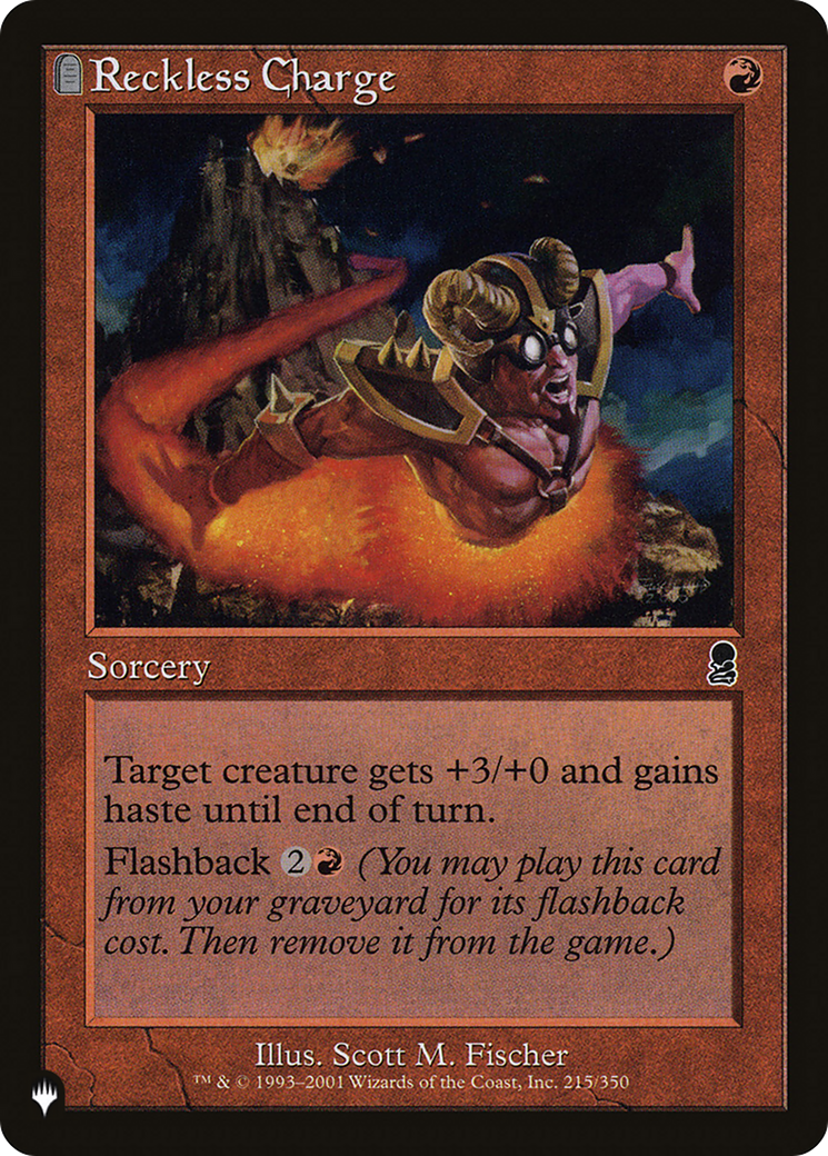 Reckless Charge (LIST-215/350) - The List: (tombstone)、Wizards of the Coast、kayou