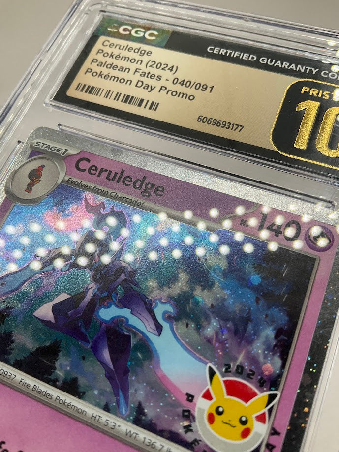 Ceruledge Pokemon Paldean Fates Pokemon Day Promo #040 CGC 10 Pristine、Collector Store LLC Gaming、kayou