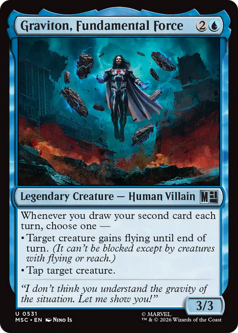 Graviton, Fundamental Force (Foil) | Marvel Super Heroes Commander、Magic: The Gathering、kayou