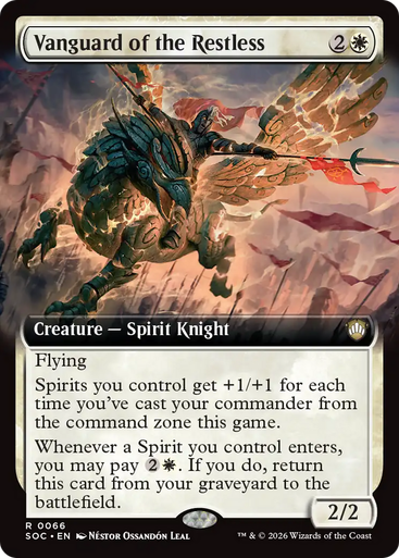 Vanguard of the Restless (Extended Art) | Secrets of Strixhaven Commander、Magic: The Gathering、kayou