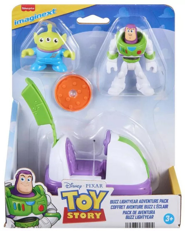 Fisher Price Disney / Pixar Imaginext Toy Story Buzz Lightyear Adventure Pack 3-Inch Figure Set、ToyWiz、kayou