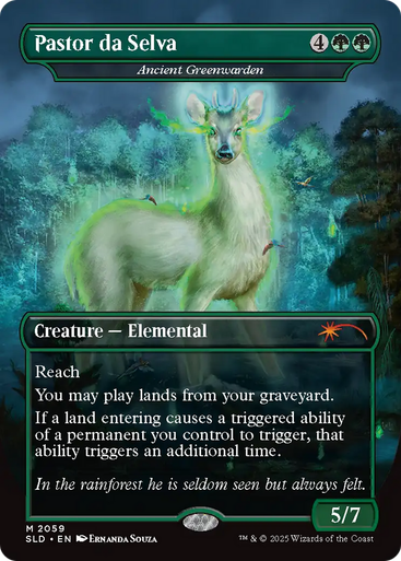 Ancient Greenwarden Pastor da Selva (Foil) (Secret Lair - Nuestra Magia) | Secret Lair Drops、Magic: The Gathering、kayou