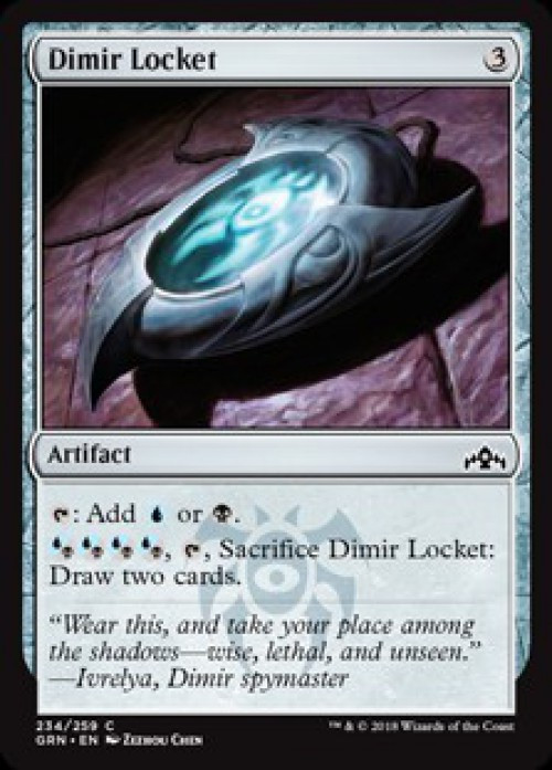 MtG Trading Card Game Guilds of Ravnica Common FOIL Dimir Locket #234、ToyWiz、kayou