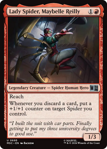 Lady Spider, Maybelle Reilly | Marvel Super Heroes Commander、Magic: The Gathering、kayou