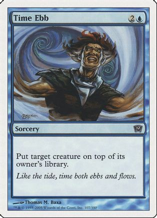 Time Ebb (9ED-107) - 9th Edition Foil、Wizards of the Coast、kayou
