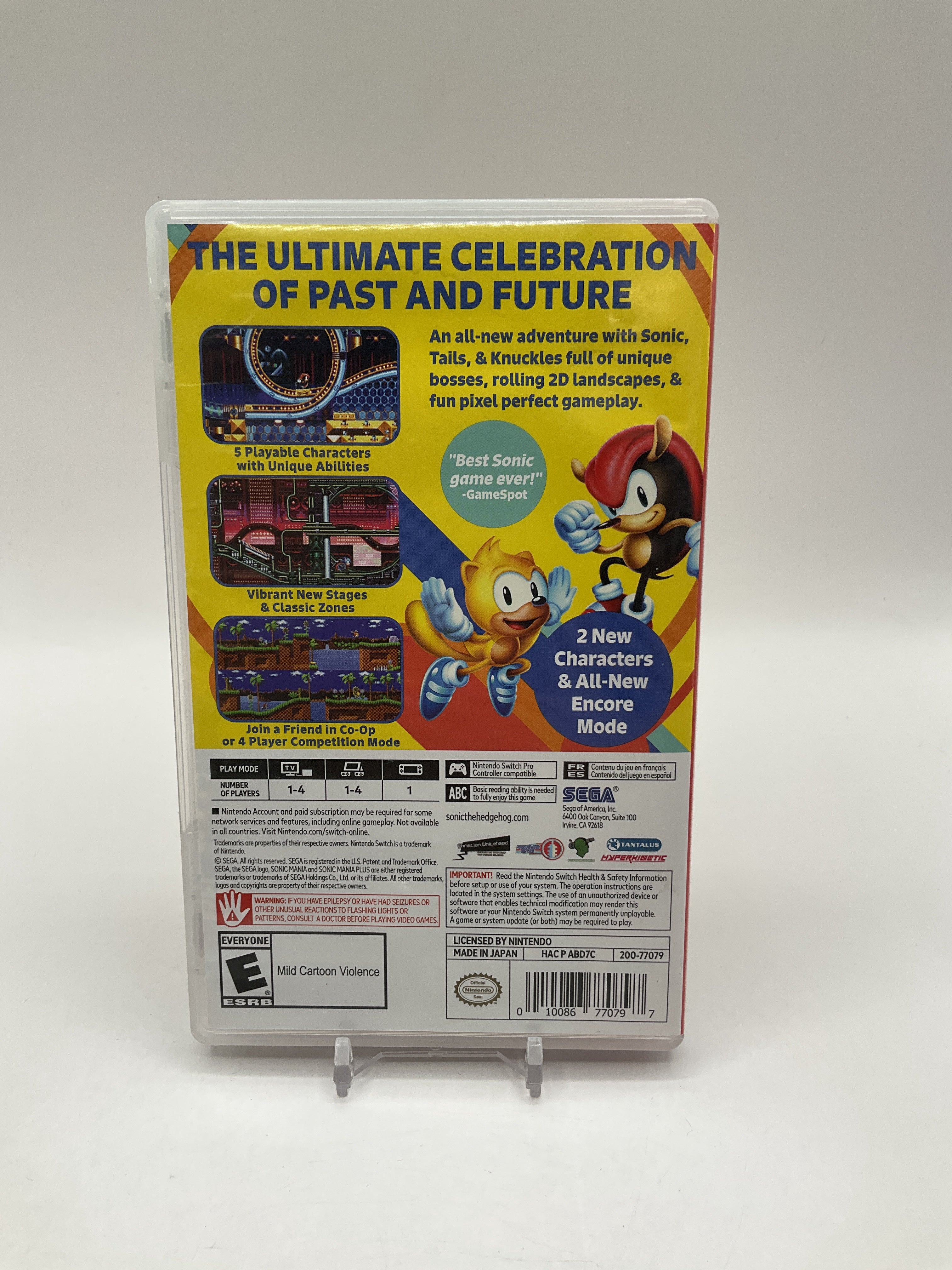 Sonic Mania Plus Nintendo Switch Used、Collector Store LLC - VG、kayou