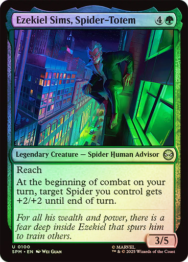 Ezekiel Sims, Spider-Totem、Magic: The Gathering、kayou