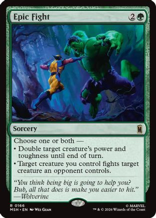 Epic Fight (MSH-166) - Marvel Super Heroes、Wizards of the Coast、kayou