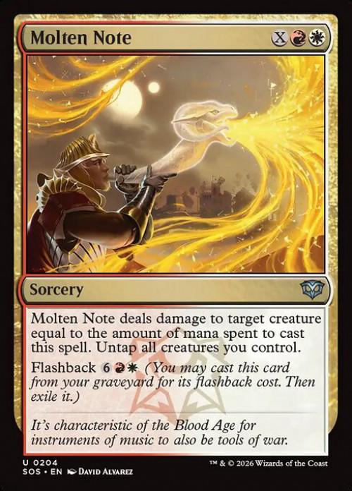 MtG Secrets of Strixhaven Uncommon Molten Note #204、ToyWiz、kayou