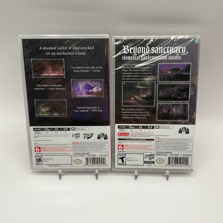 Salt And Sacrifice Dual Pack Nintendo Switch Sealed、Collector Store LLC - VG、kayou