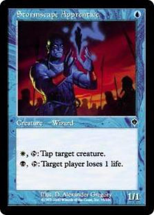MtG Invasion Common Stormscape Apprentice #75、ToyWiz、kayou