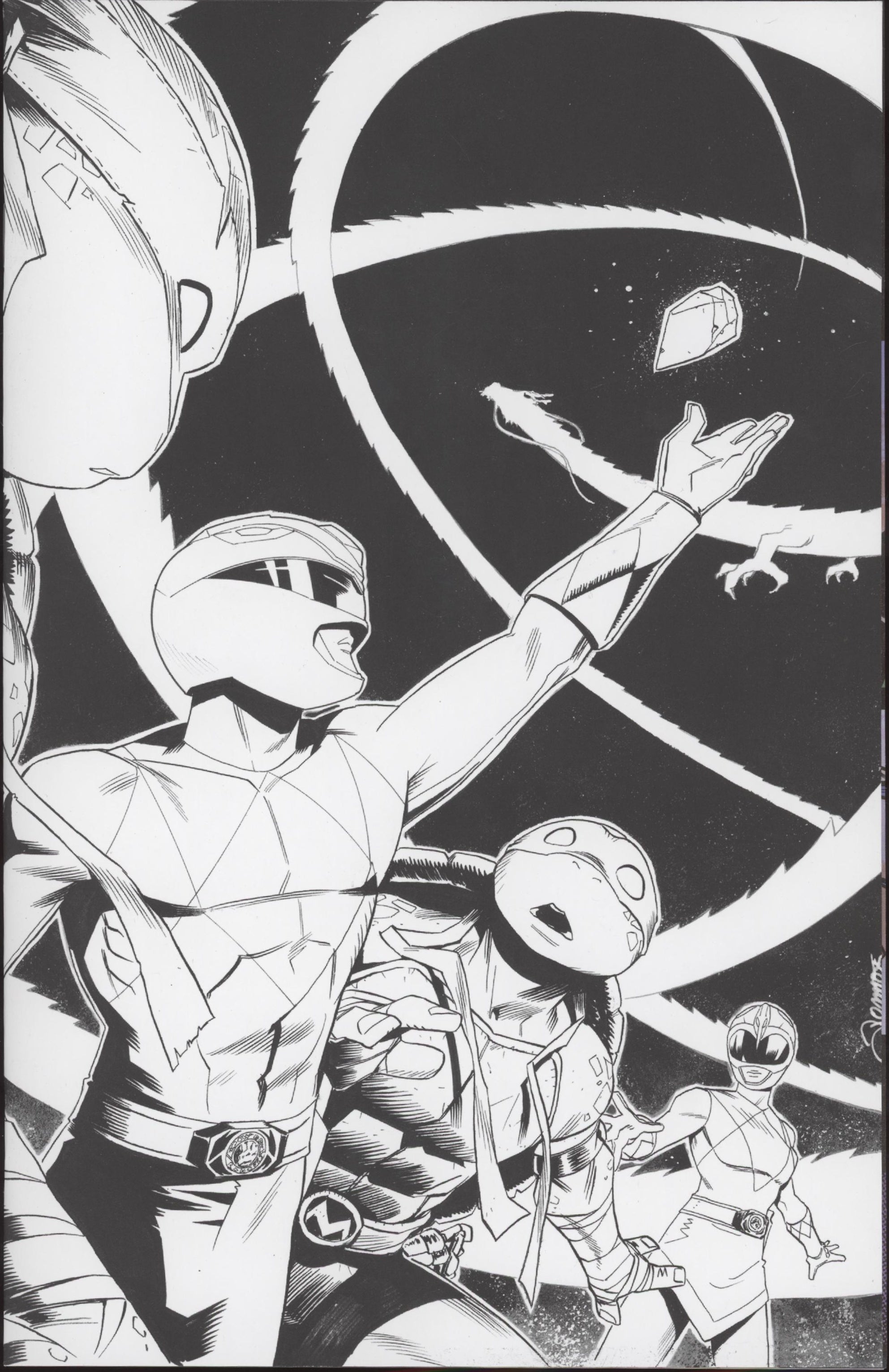 Mighty Morphin Power Rangers / Teenage Mutant Ninja Turtles III #4 E 1 in 10 Variant Edition (Full Art, Zonno)、Boom! Entertainment、kayou