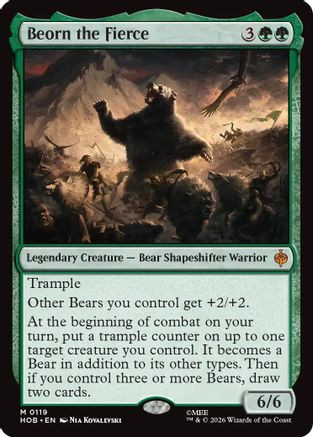 Beorn the Fierce (HOB-119) - The Hobbit、Wizards of the Coast、kayou