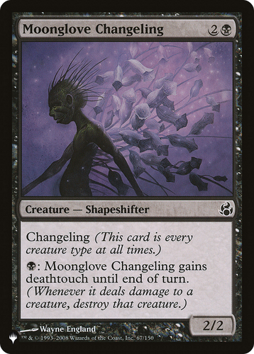 Moonglove Changeling (LIST-67/150) - The List、Wizards of the Coast、kayou