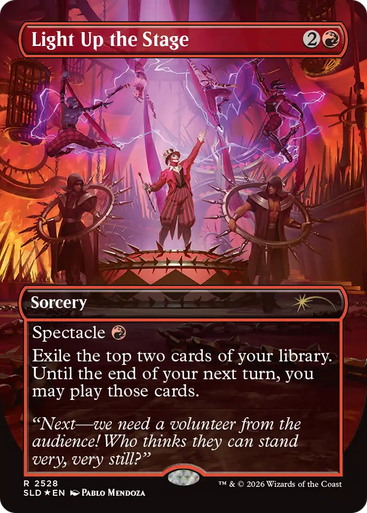 Light Up the Stage (Foil) (Secret Lair - Viva Las Rakdos) | Secret Lair Drops、Magic: The Gathering、kayou
