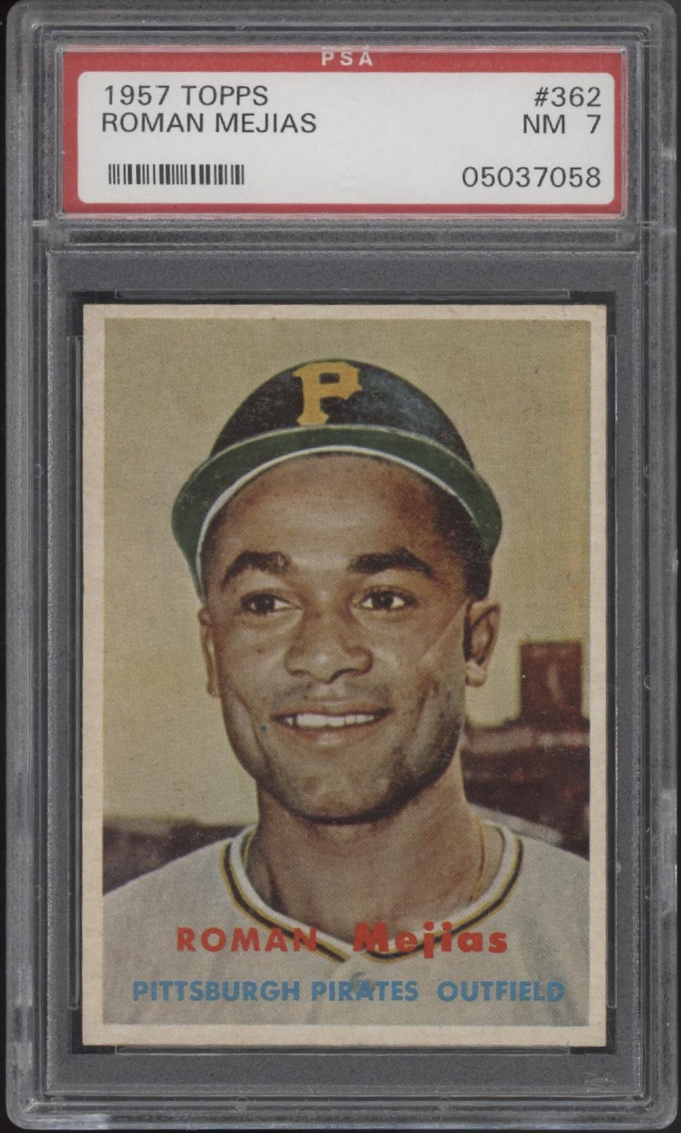 Roman Mejias 1957 Topps #362 PSA 7、Collector Store LLC、kayou