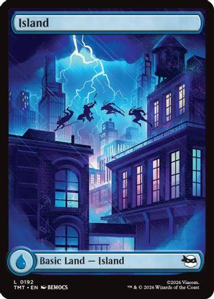 Island (0192) (TMT-192) - Teenage Mutant Ninja Turtles、Wizards of the Coast、kayou