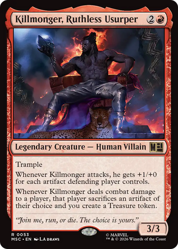 Killmonger, Ruthless Usurper (Surge Foil) | Marvel Super Heroes Commander、Magic: The Gathering、kayou