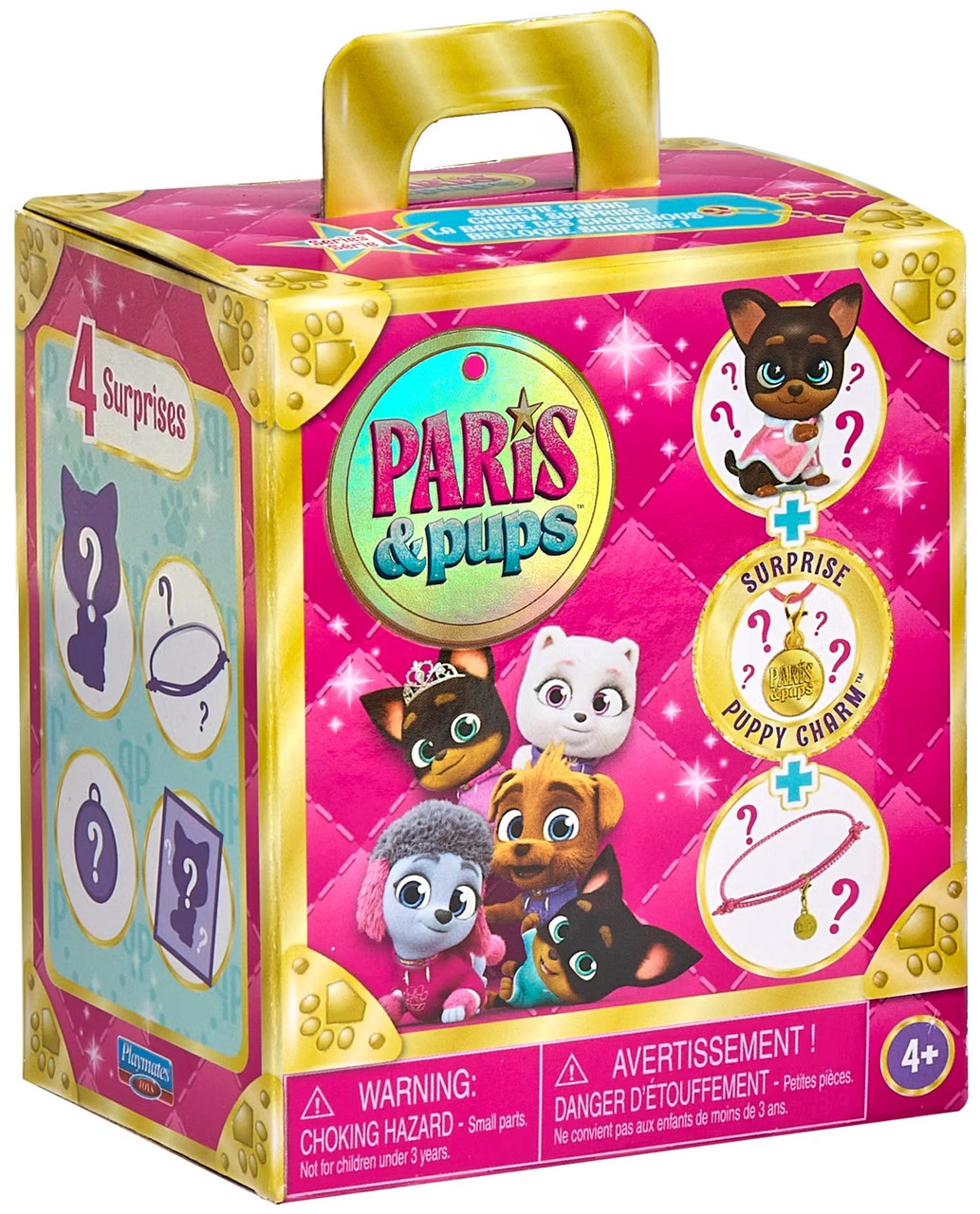 Paris & Pups Sweetie Squad Mystery Pack 1 RANDOM Puppy Charm Surprise!、ToyWiz、kayou
