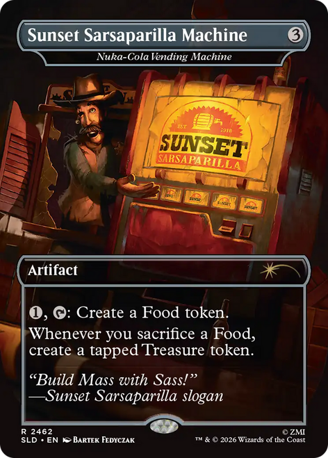 Nuka-Cola Vending Machine Sunset Sarsaparilla Machine (Foil) (Secret Lair - Fallout: Welcome to New Vegas) | Secret Lair Drops、Magic: The Gathering、kayou