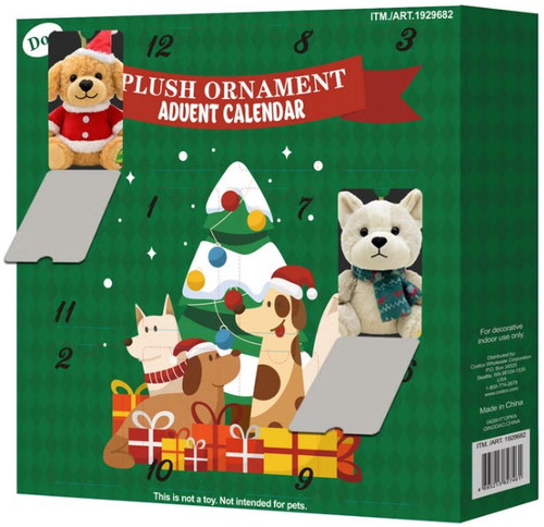 Plush Ornament Dog Exclusive 5-Inch Advent Calendar、ToyWiz、kayou