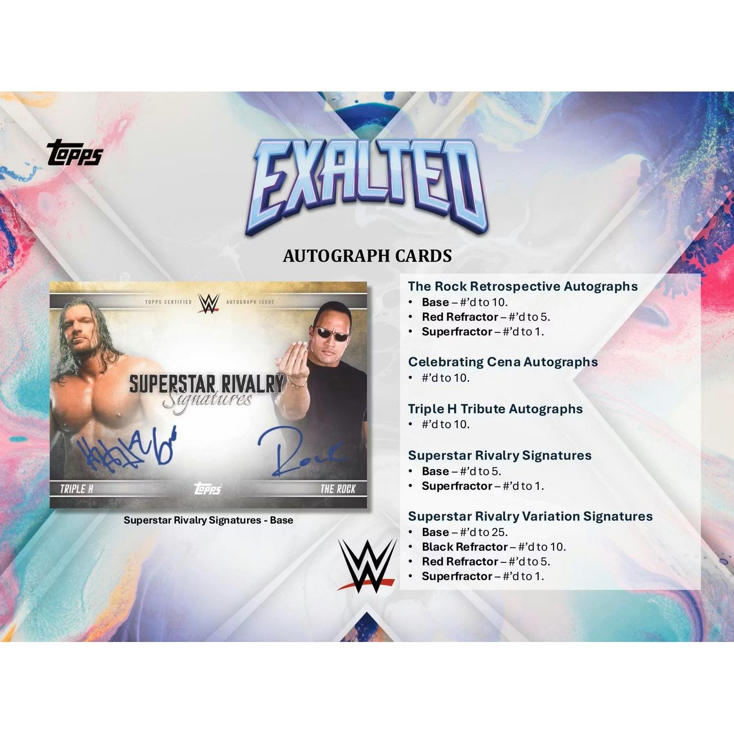 2025 Topps WWE Exalted Hobby Box、Combat、kayou