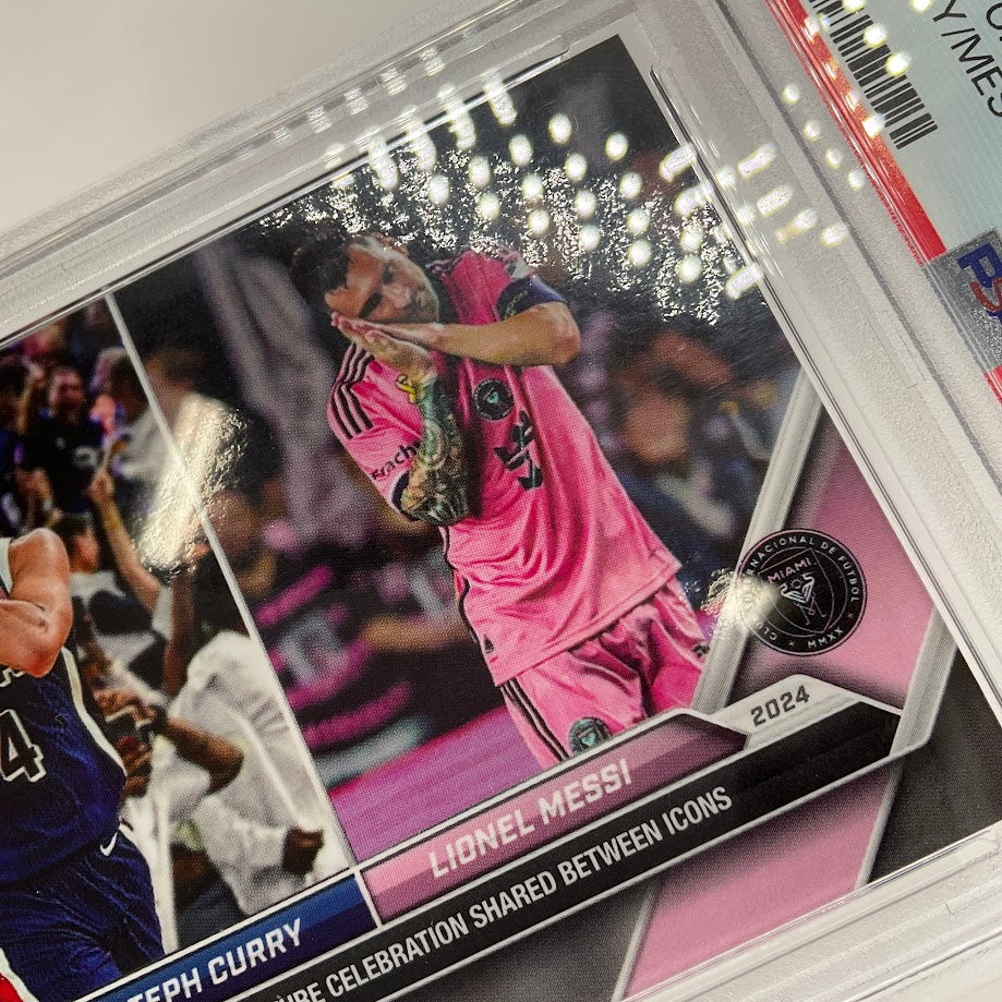 Steph Curry / Lionel Messi 2024 Topps Now MLS #128 PSA 10、Collector Store LLC、kayou