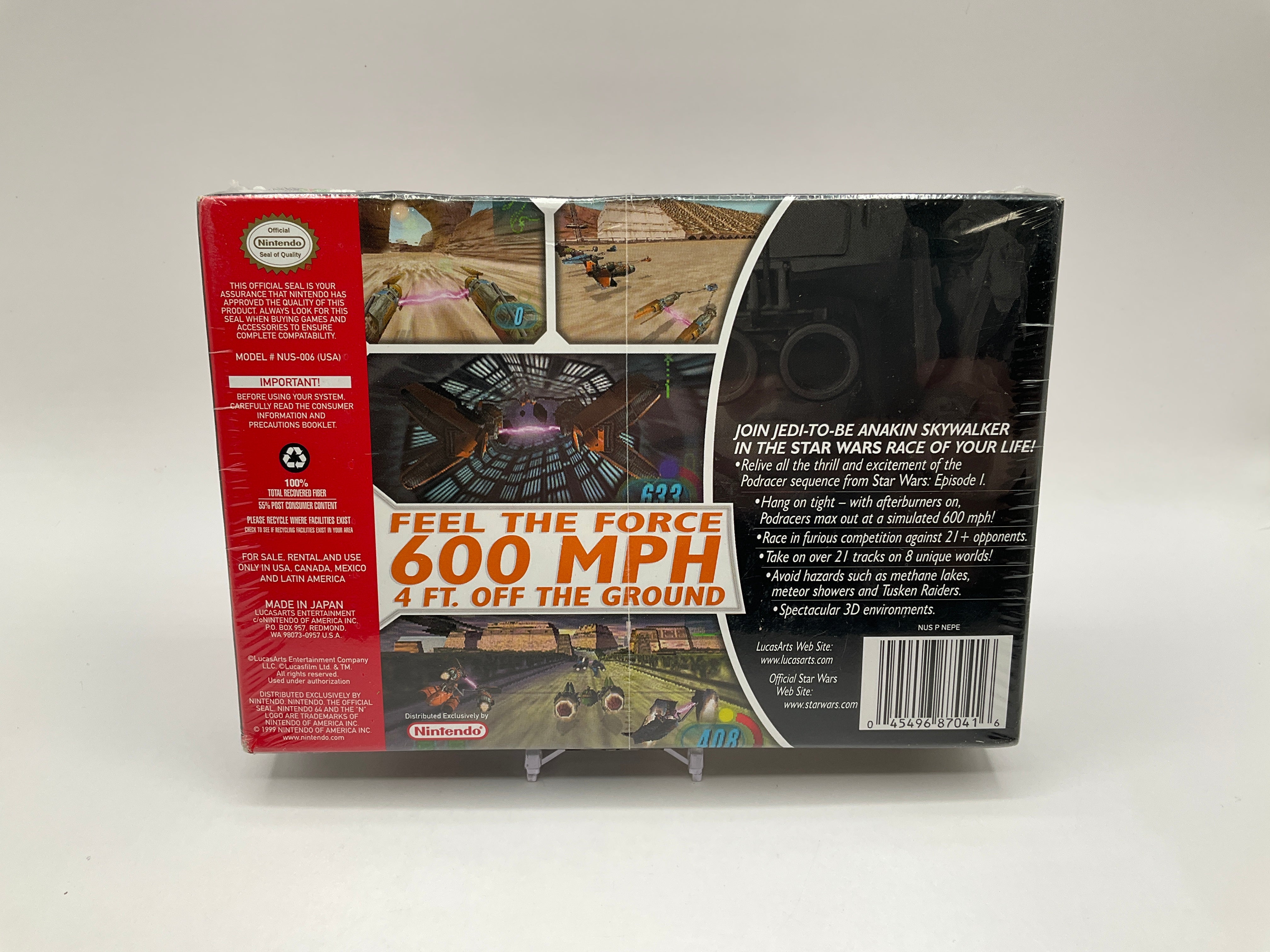Star Wars Episode I Racer Nintendo 64 Sealed #1、Collector Store LLC - VG、kayou