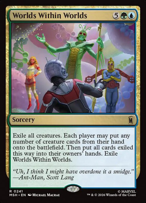 MtG Marvel Super Heroes Rare Worlds Within Worlds #241、ToyWiz、kayou