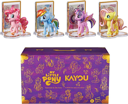 My Little Pony Friendship in the Cards Twilight, Dash, Pinkie & Fluttershy Exclusive 4 Pony Figures & Card Box Includes 4 Special Collector Trading Cards! (Pre-Order ships January)、ToyWiz、kayou