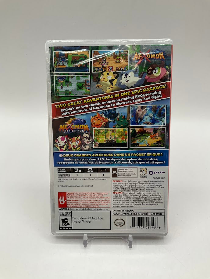 Nexomon & Nexomon: Extinction: Complete Collection Nintendo Switch Sealed、Collector Store LLC - VG、kayou