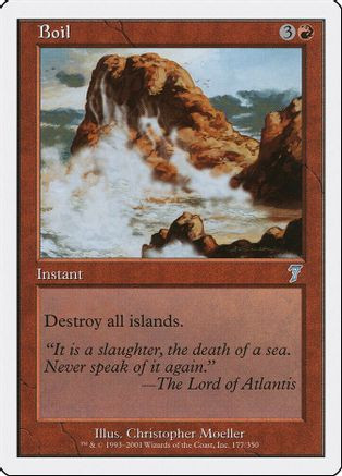 Boil (7ED-177) - 7th Edition、Wizards of the Coast、kayou